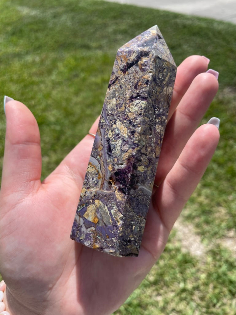 Opalized Fluorite Tower