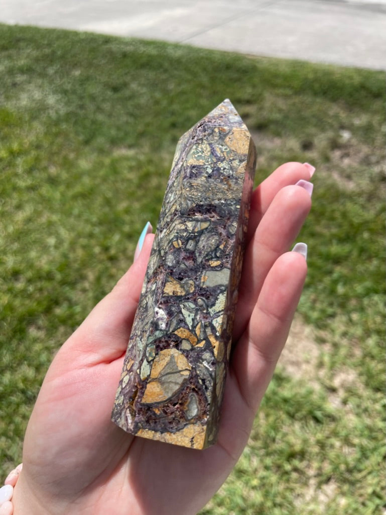 Opalized Fluorite Tower