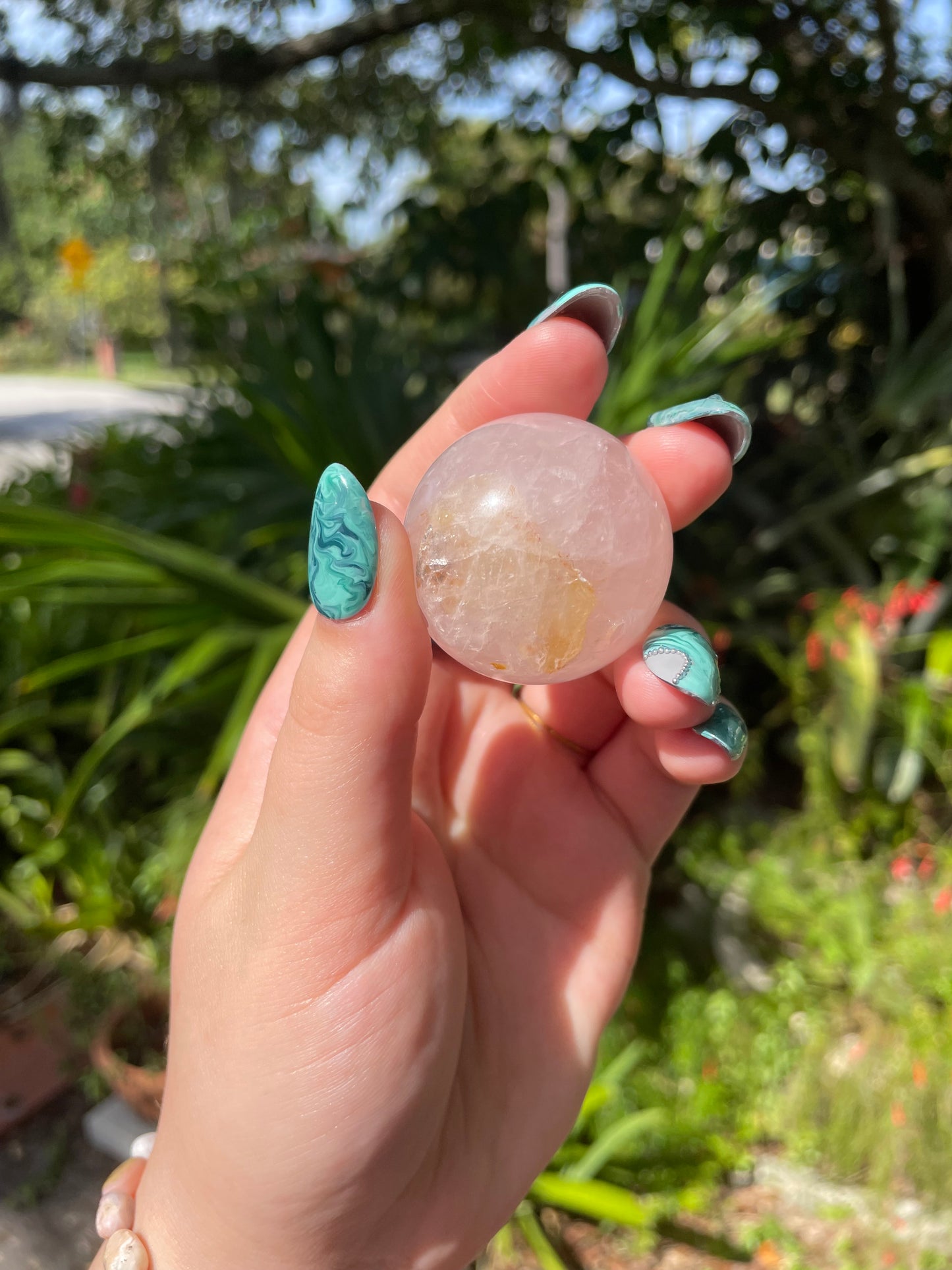 Mini Rose Quartz Sphere