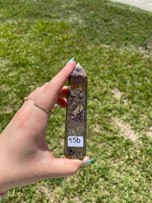 Opalized Fluorite Tower