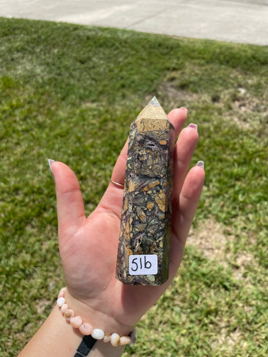 Opalized Fluorite Tower